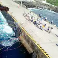 御蔵島桟橋の写真_159481