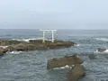 大洗磯前神社 神磯の鳥居の写真_209171