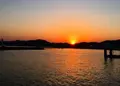 牛窓の夕陽の写真_215859
