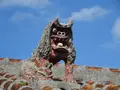 竹富島の赤瓦葺民家の写真_353086