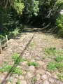 旧東海道 金谷坂 石畳下り口の写真_452747
