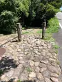 旧東海道 金谷坂 石畳下り口の写真_452748