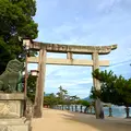 厳島神社 石鳥居の写真_626031