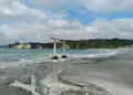 鵜原海岸 白い鳥居の写真_430089