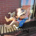 妖怪ベンチ「袖引小僧」の写真_1326440