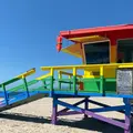 Venice Pride Flag Lifeguard Towerの写真_982570