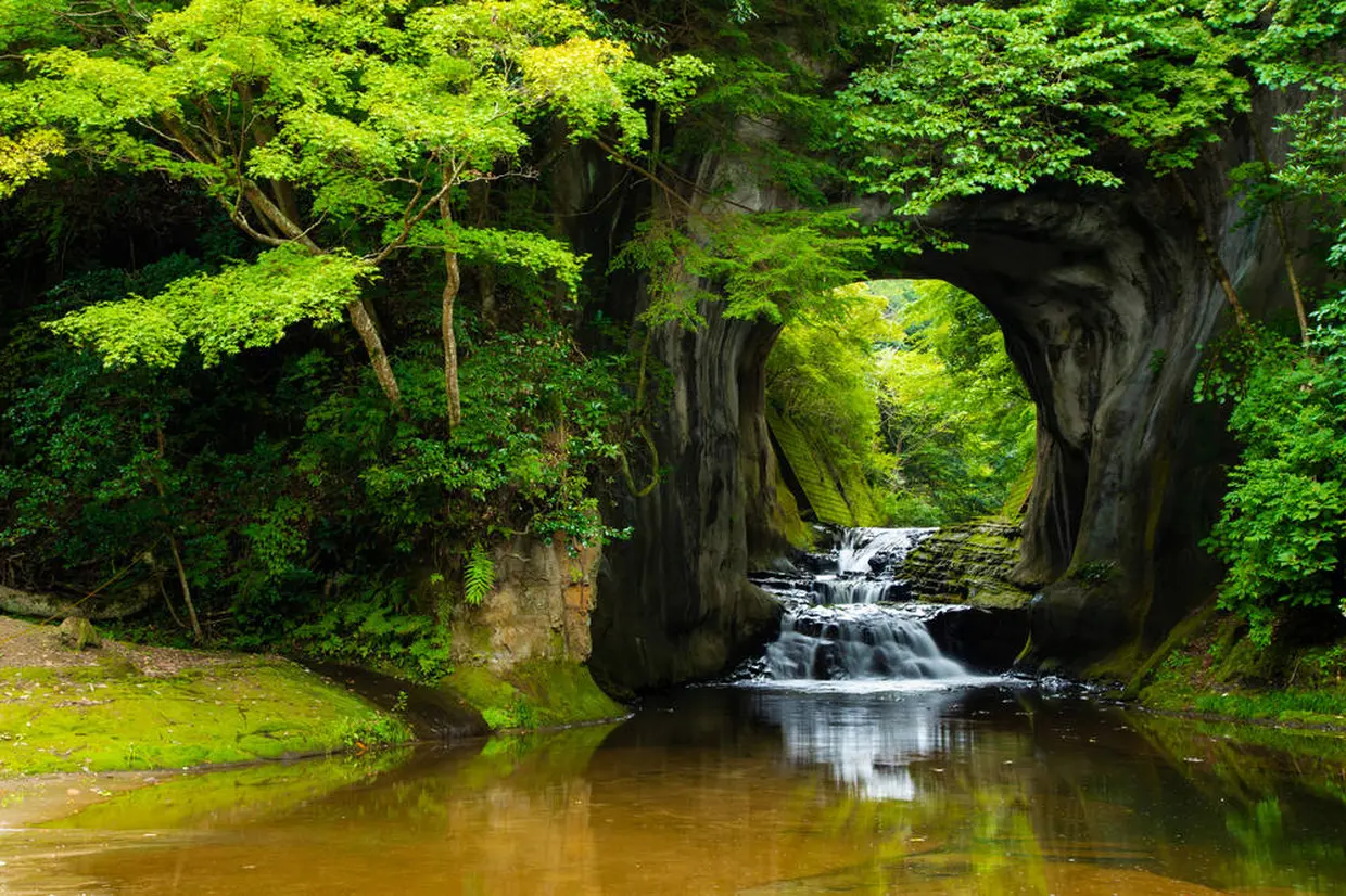 亀岩の洞窟