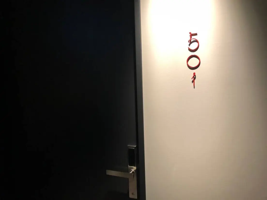 客室前の様子