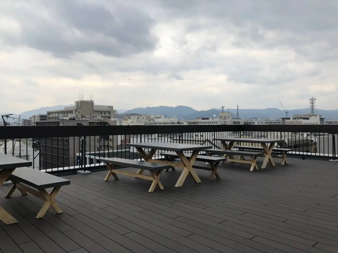 Rooftop terrace