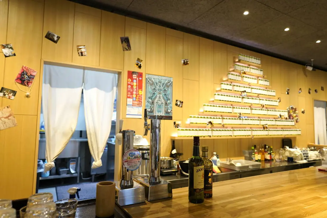 居酒屋ブンカ　カウンター