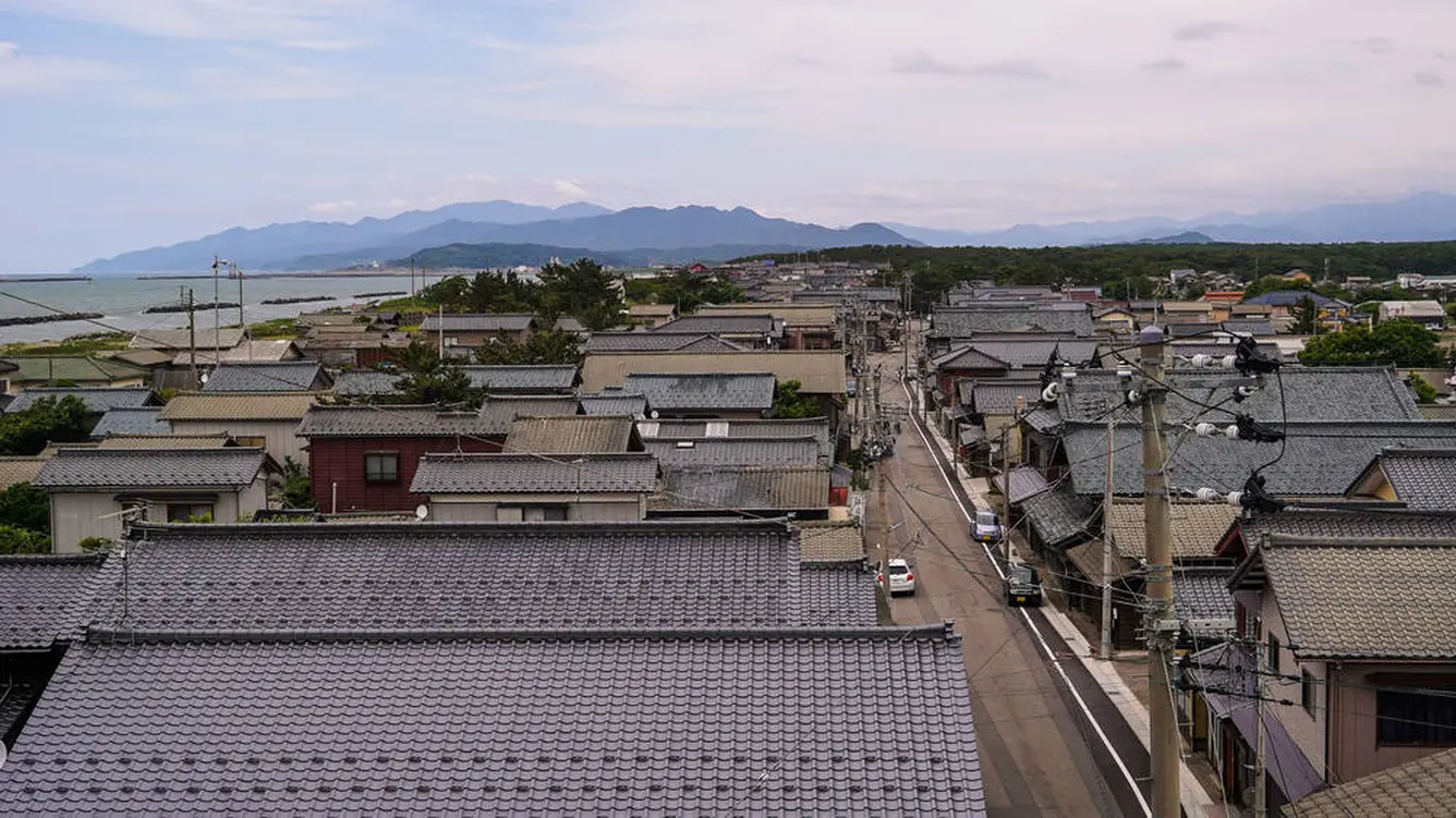 稲荷山から見た塩谷
