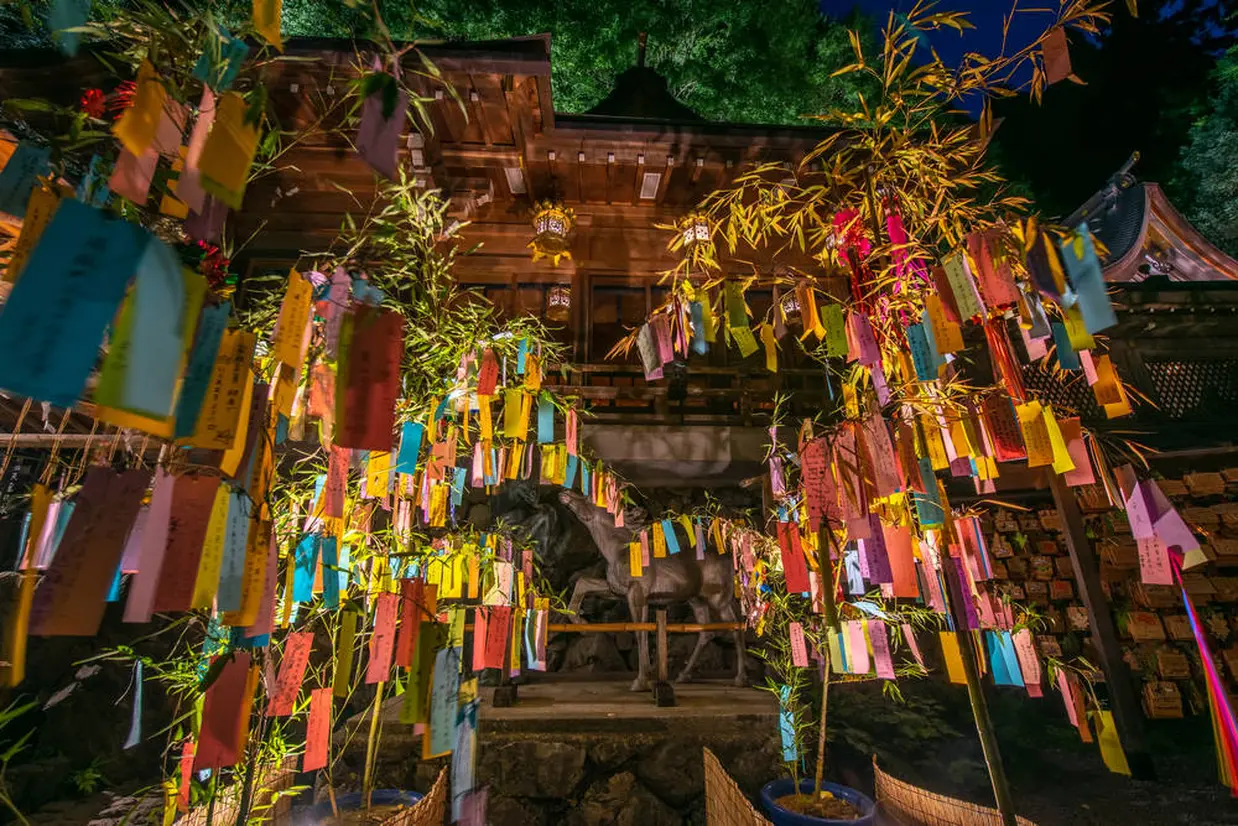 貴船神社 七夕笹飾り