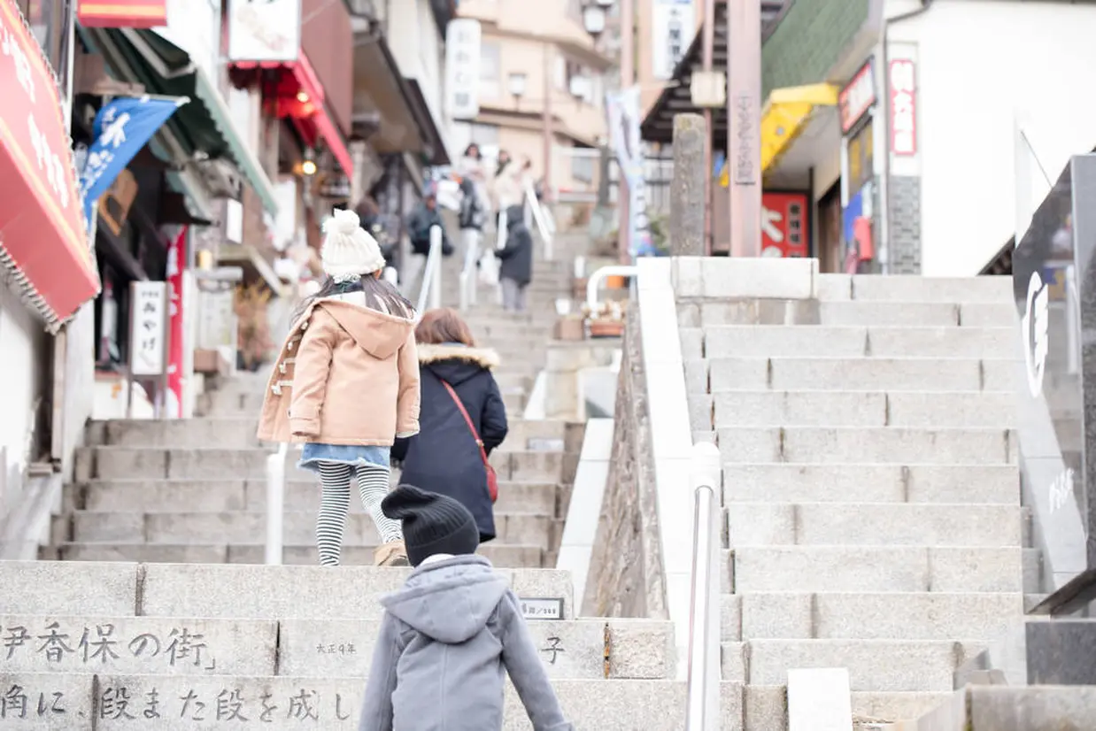 石段街を町歩き