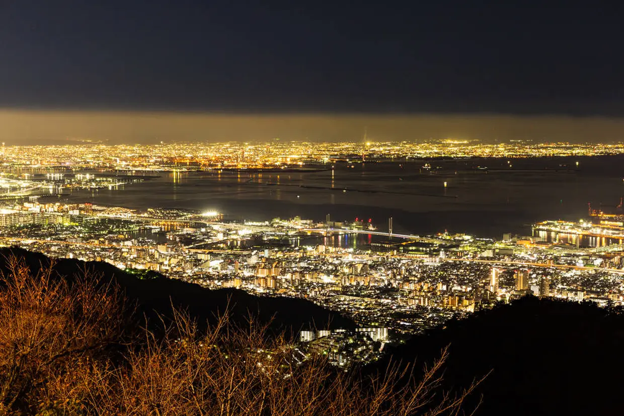 六甲山 1,000万ドルの夜景