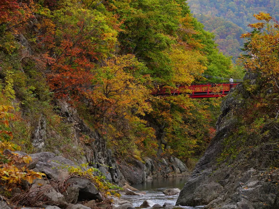 二見吊橋（定山渓温泉）