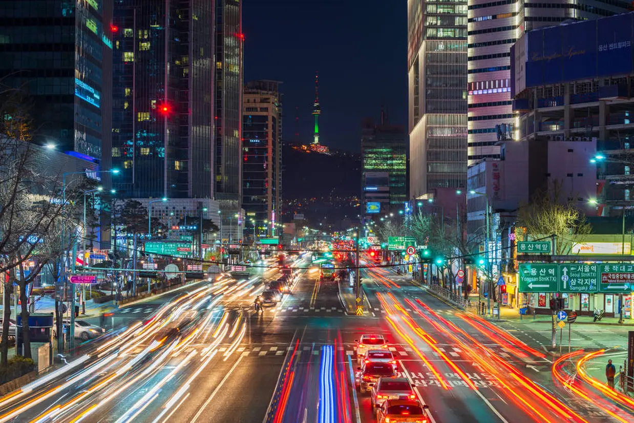 韓国　夜景