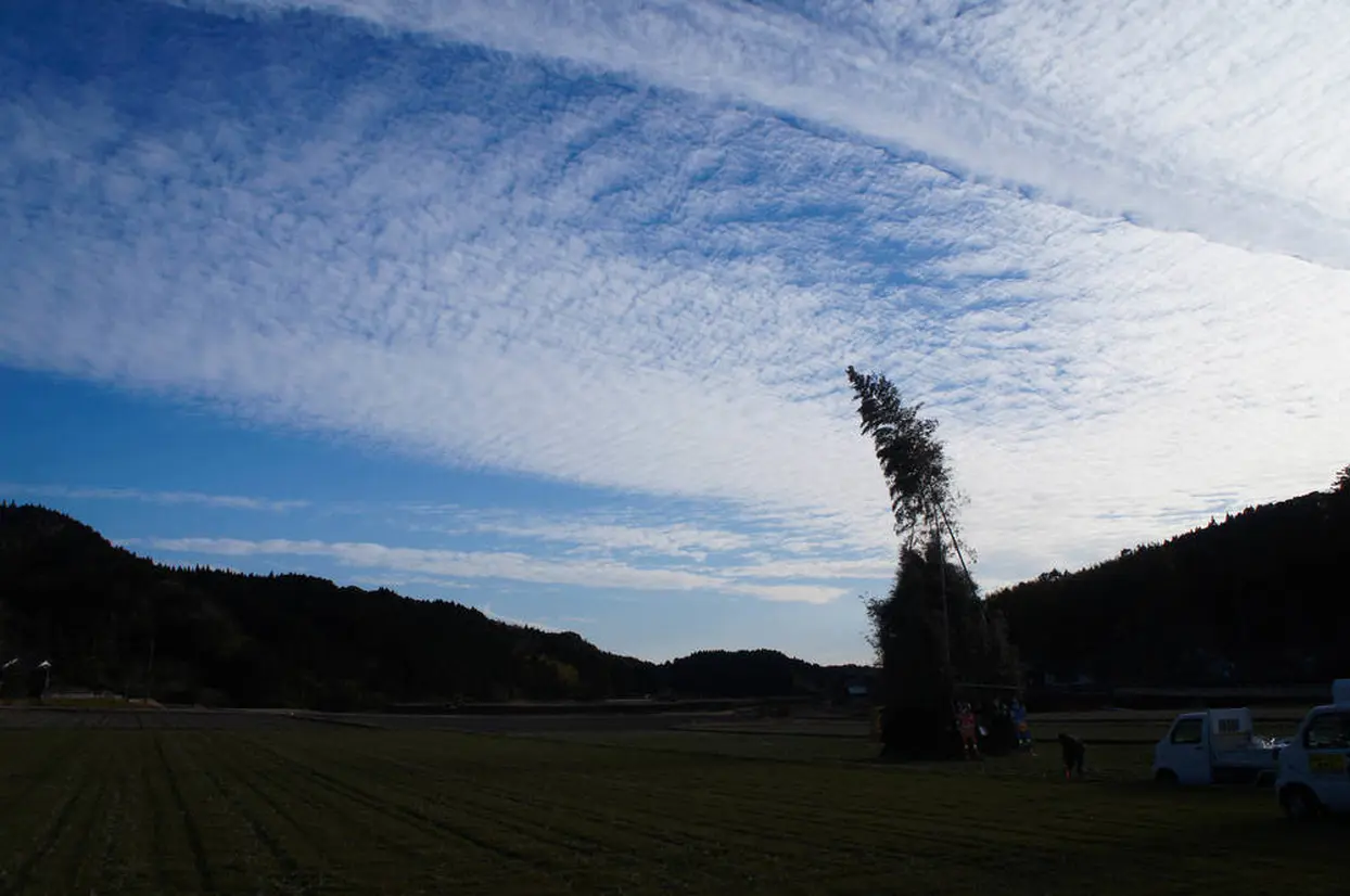 鬼火たきの櫓