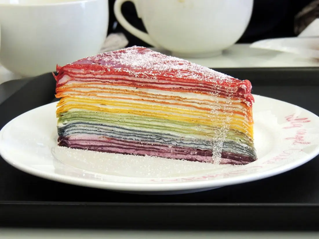 レインボーケーキ イメージ