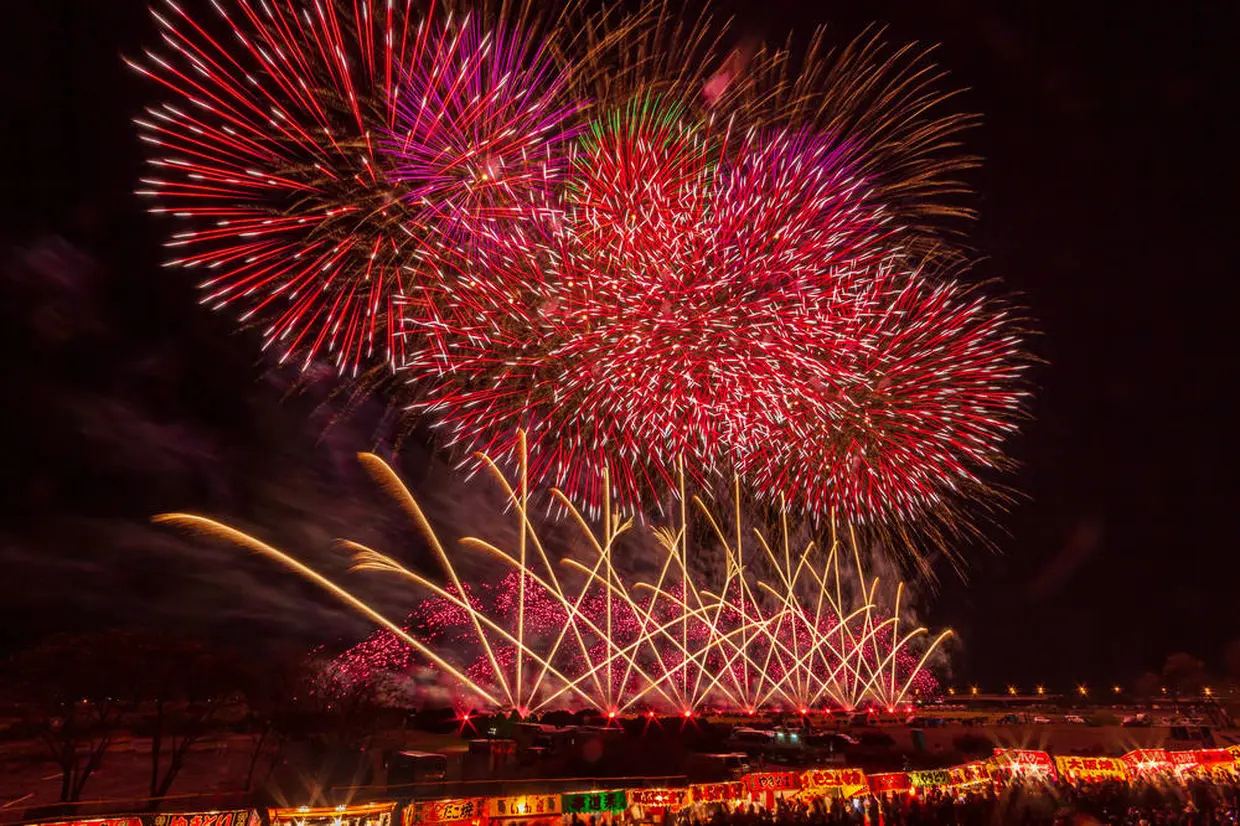 諏訪湖祭湖上花火大会　