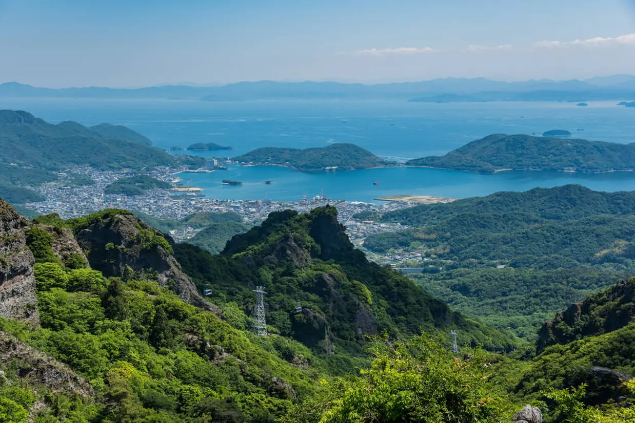 寒霞渓からの景色