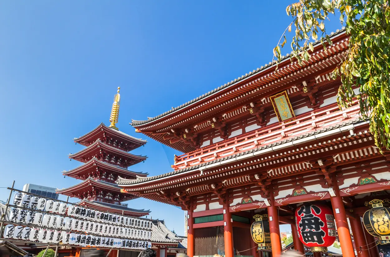 浅草寺 宝蔵門（仁王門）・五重塔