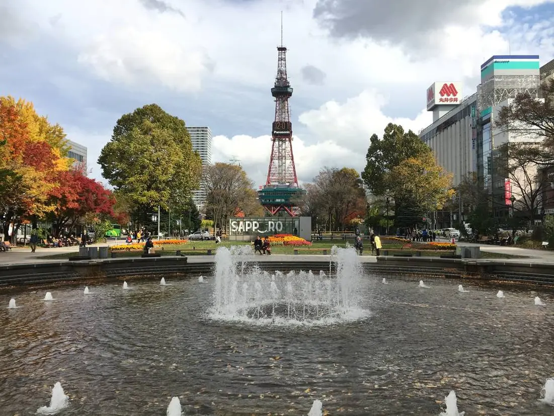 大通公園　噴水