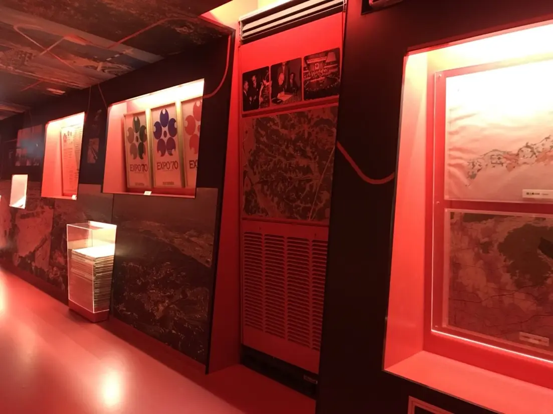 パビリオン内展示