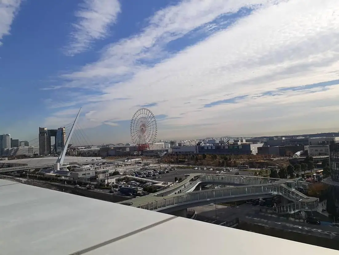 庭園からの景色