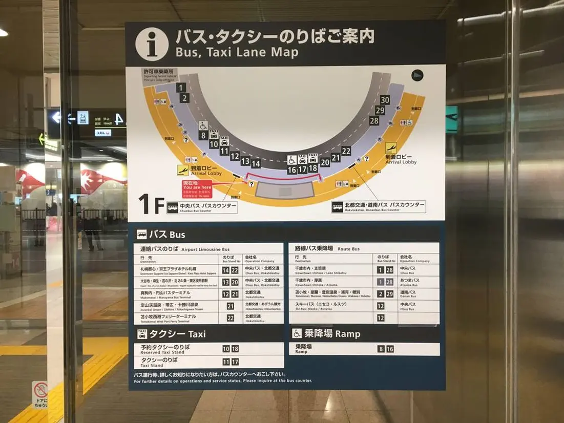 バス乗り場マップ
