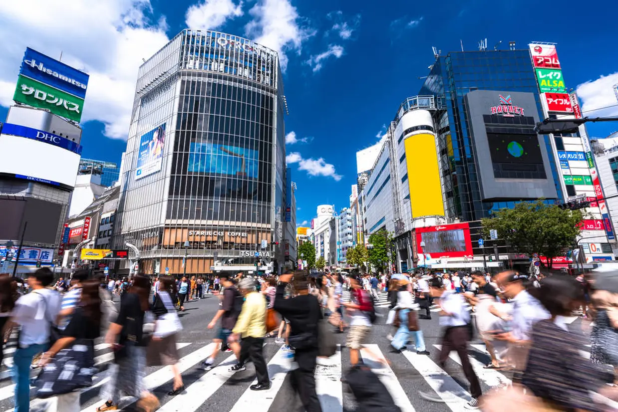 渋谷 スクランブル交差点