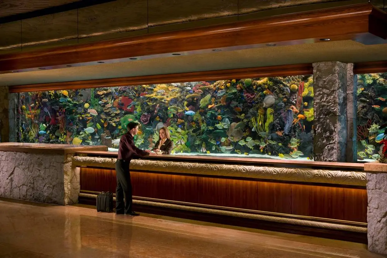 フロントの水槽 (c) MGM Resorts International(R)