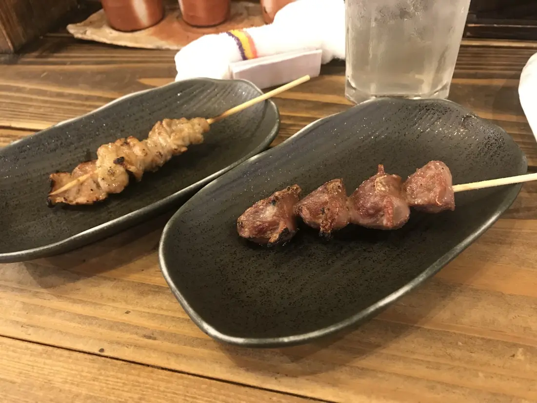 ぼんじりと砂肝