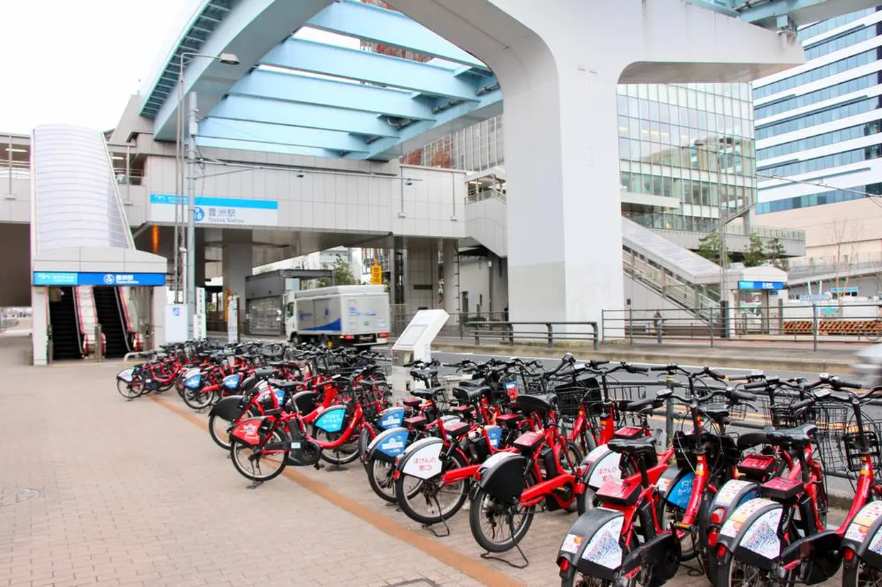 豊洲駅前 シェアサイクルポート