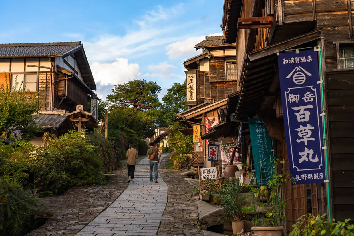 中山道木曽路馬籠宿