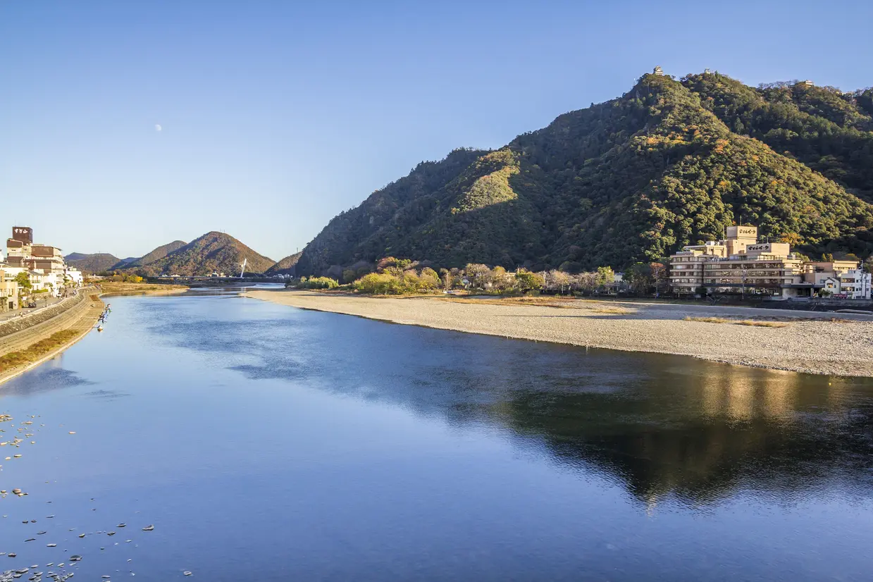 長良川と金華山