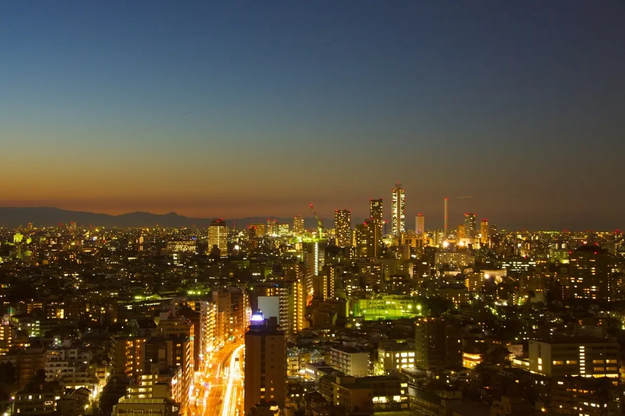 池袋の夜景