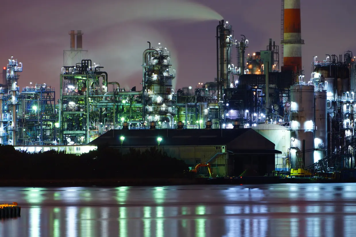 川崎名物の工場夜景