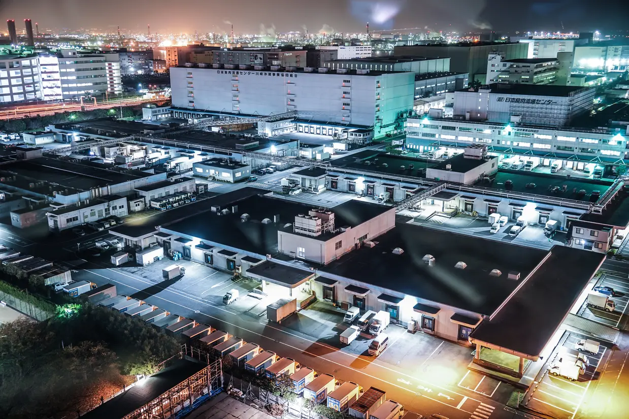 川崎名物の工場夜景