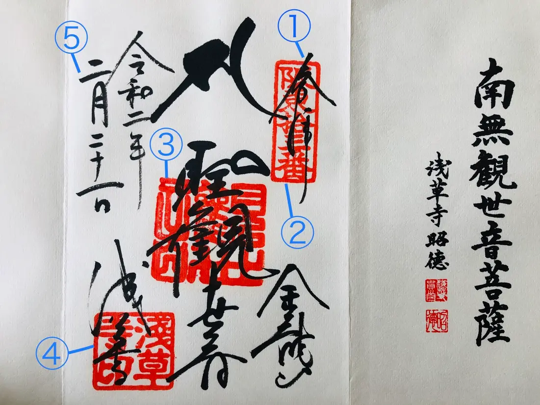 「聖観世音菩薩」の御朱印