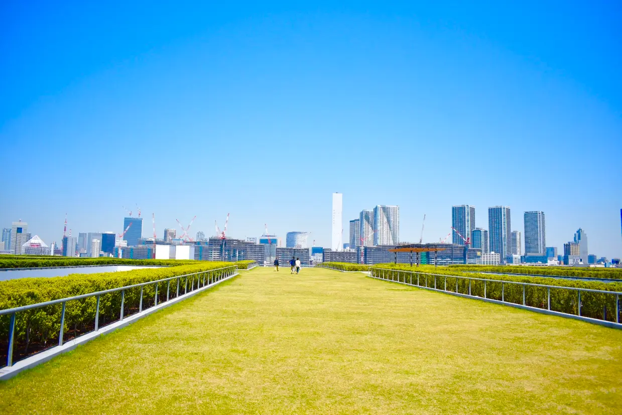 屋上緑化広場