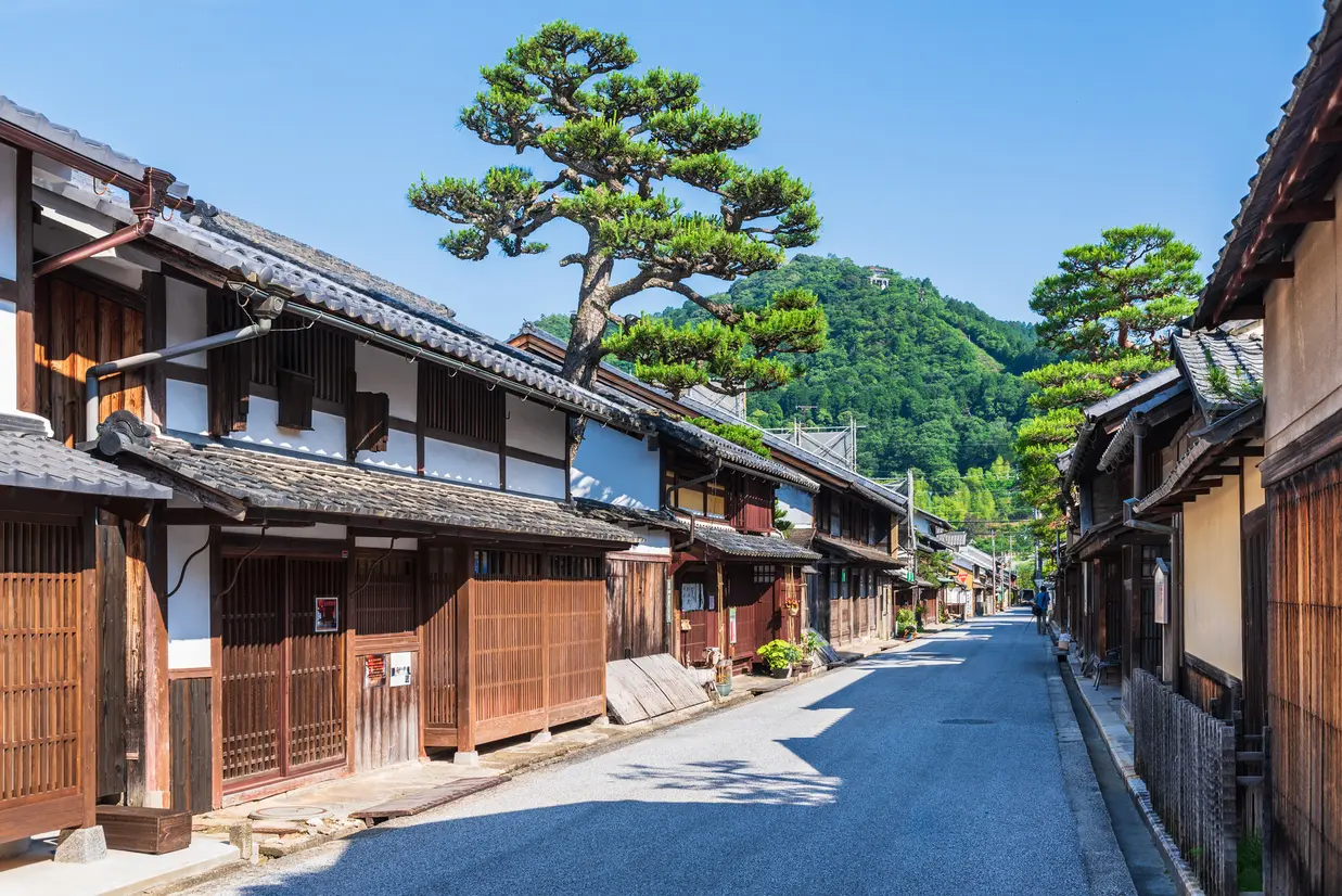 近江八幡市の街並み