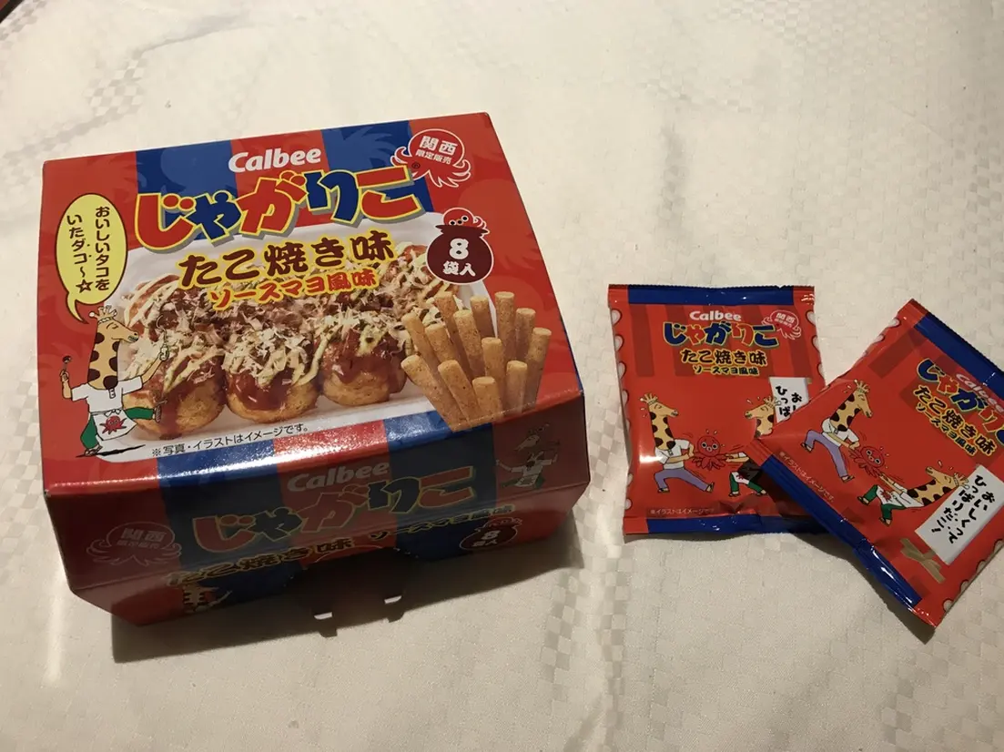 カルビー「じゃがりこ　たこ焼き味」