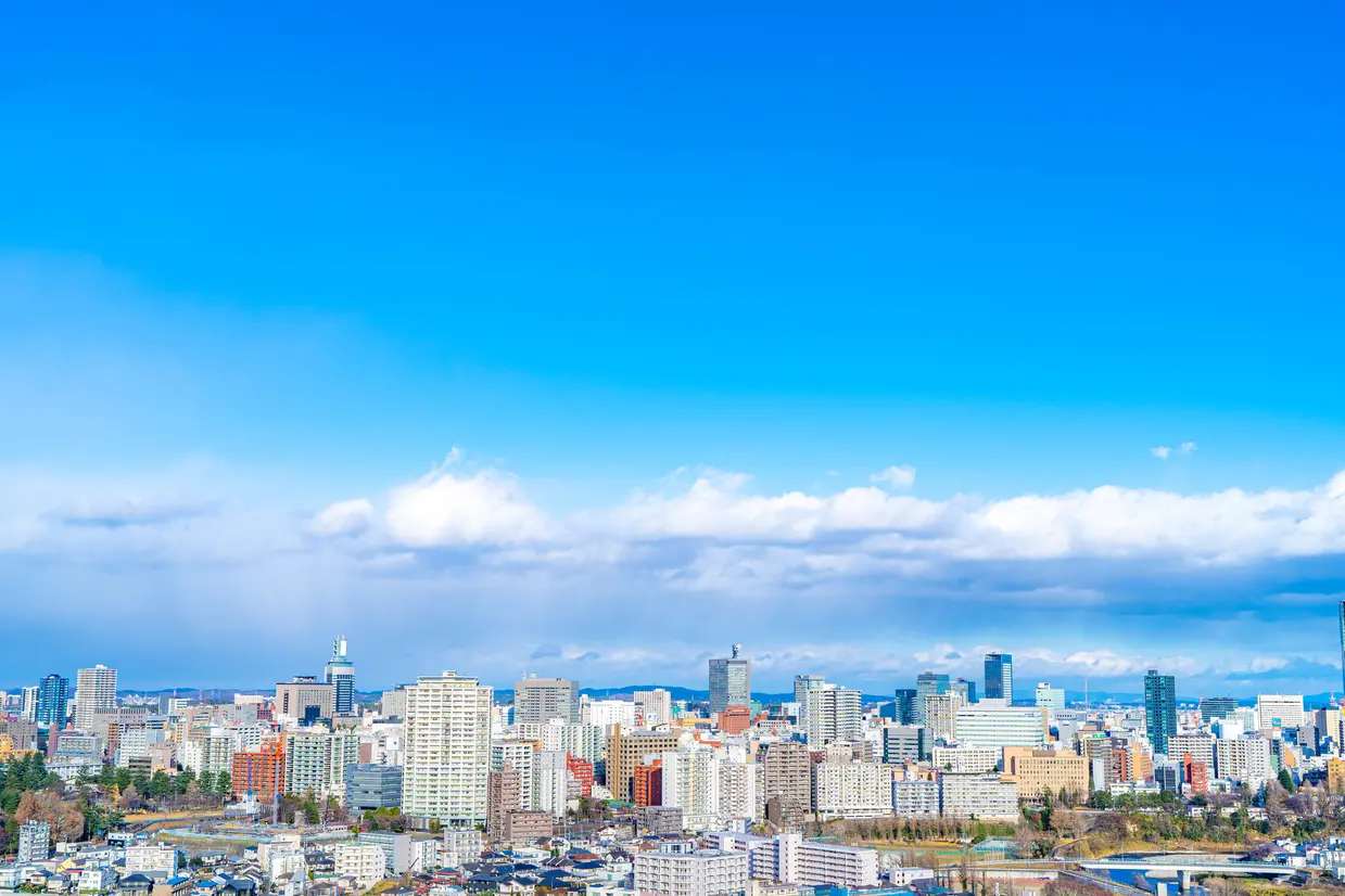 仙台市の中心エリア