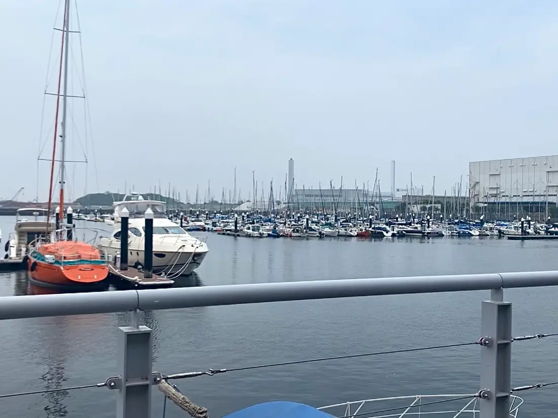 テラス席からの景色