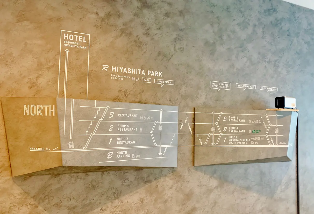 ミヤシタパーク　館内図