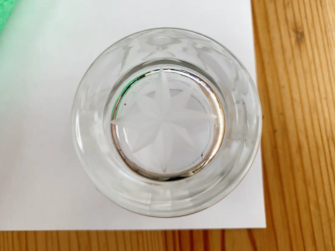 江戸切子 底模様