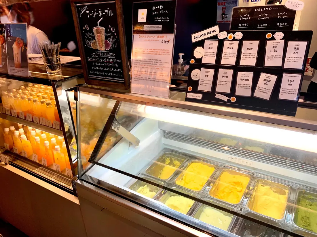ジェラートも販売
