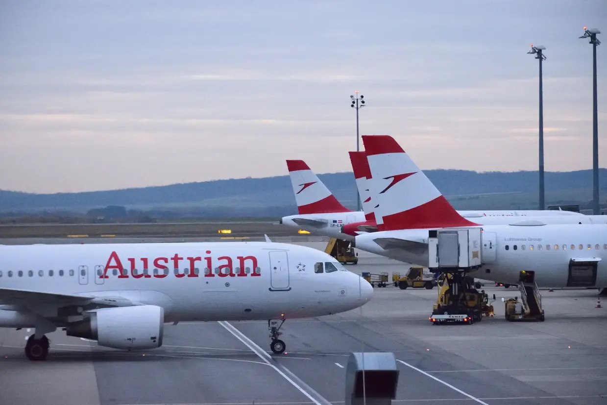 オーストリア航空の旅客機