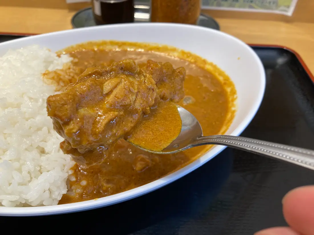 ほろほろと崩れる鶏肉
