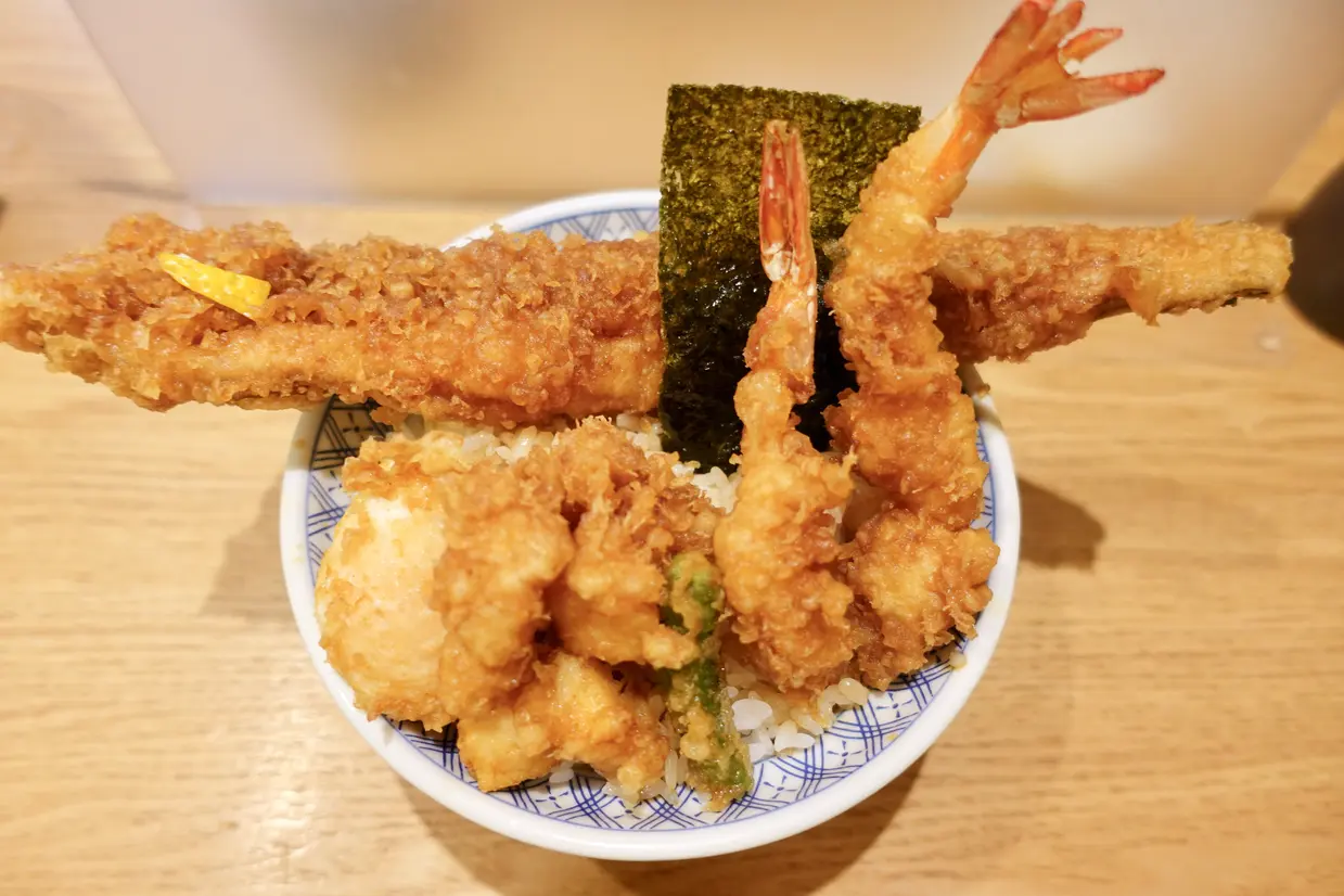 豪華な天丼！